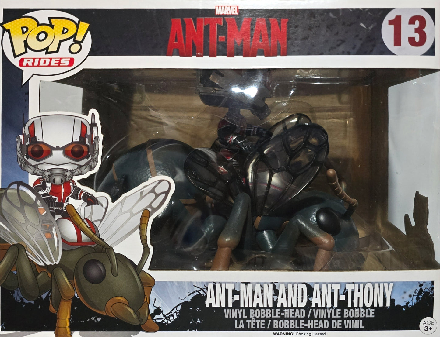 Funko Pop! Rides Marvel Ant-Man and Ant-Thony Bobble-Head Figure #13.