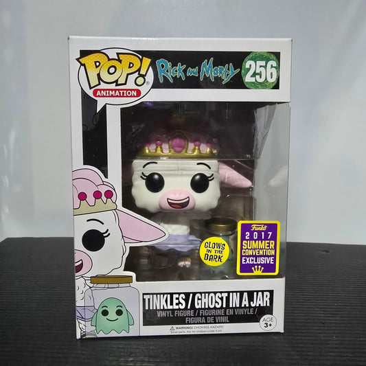 Funko Pop! vinyl figure featuring Tinkles / Ghost in a Jar from the animated series Rick and Morty.