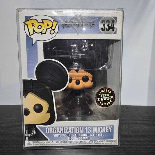 Funko Pop! vinyl figure of Organization 13 Mickey from the Kingdom Hearts video game series.