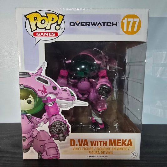 Funko Pop! Games Overwatch D.Va with Meka 6-inch Vinyl Figure #177.