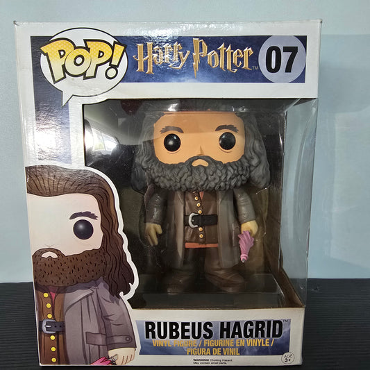 Funko Pop! vinyl figure of Rubeus Hagrid, character #07 from the Harry Potter series.