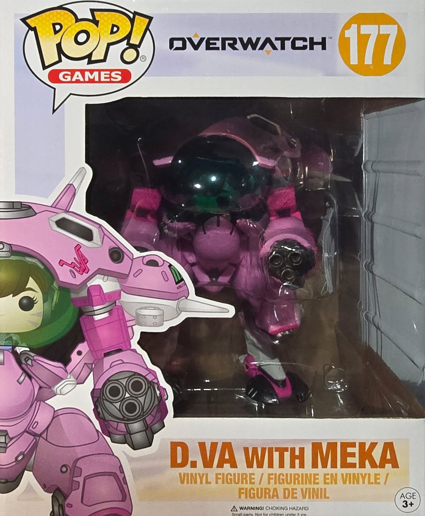 Funko Pop! Games Overwatch D.Va with Meka 6-inch Vinyl Figure #177.
