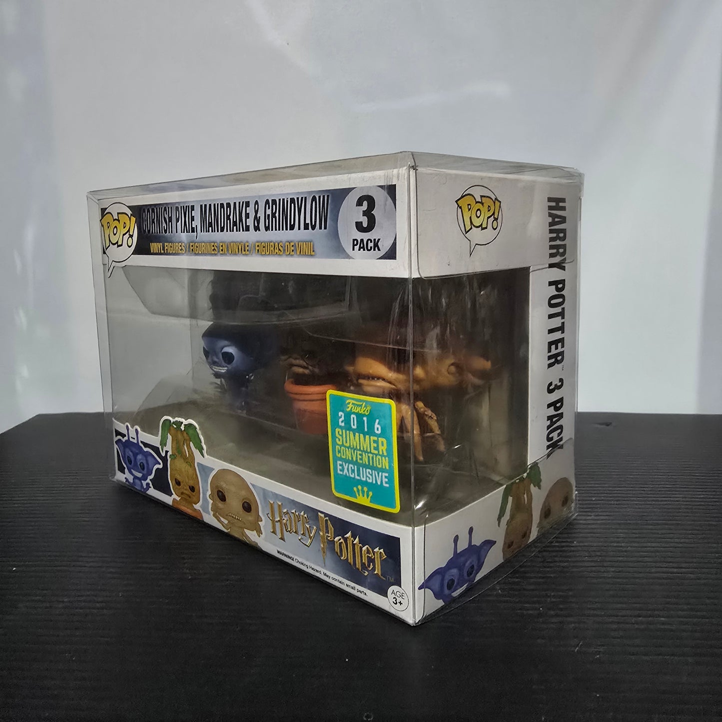 Funko Pop! Movies Harry Potter Cornish Pixie, Mandrake, and Grindylow Summer Convention 3 Pac