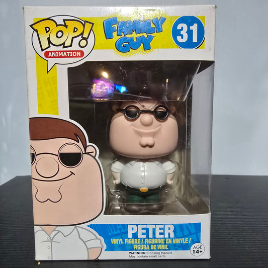 Funko Pop! Animation #31 Peter Griffin vinyl figure from the animated television series Family Guy.