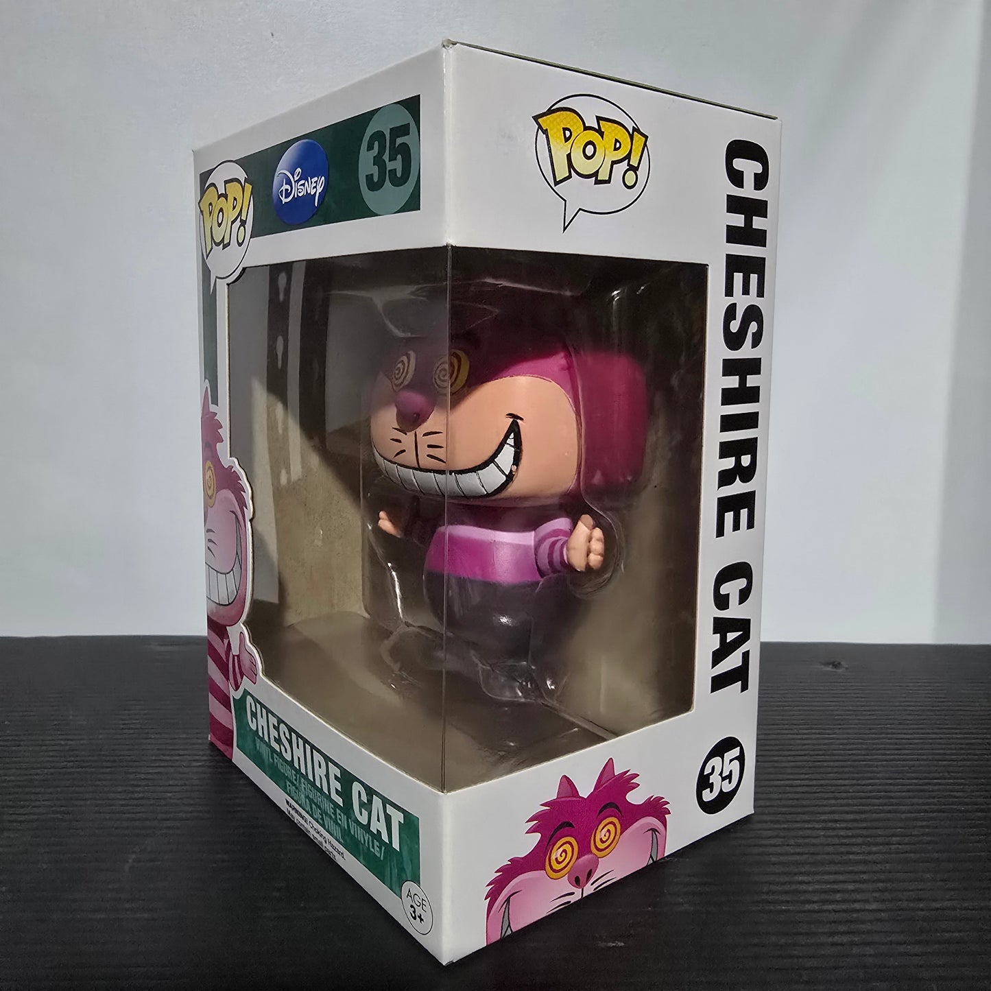 Funko Pop! Disney Cheshire Cat #35 vinyl figure from Alice in Wonderland.