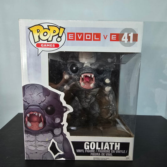 Funko Pop! Games: Evolve Goliath 6" Vinyl Figure, specifically the Glow-in-the-Dark Hot Topic Exclusive version, number 41 in the Pop! Games series.
