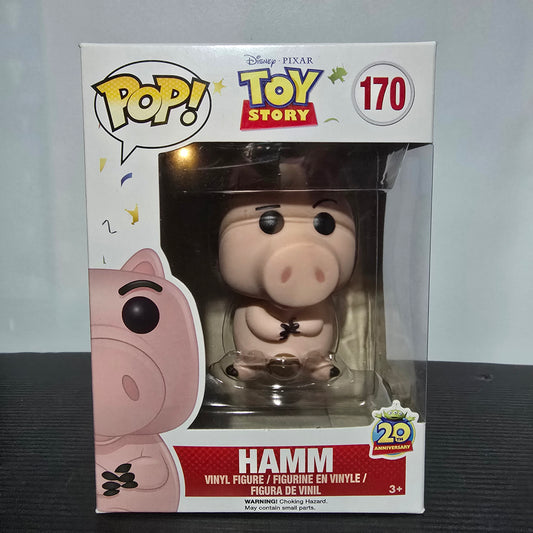 Funko Pop! Disney Pixar Toy Story Hamm #170 Vinyl Figure, released in December 2015 as part of the 20th Anniversary celebration of Toy Story.
