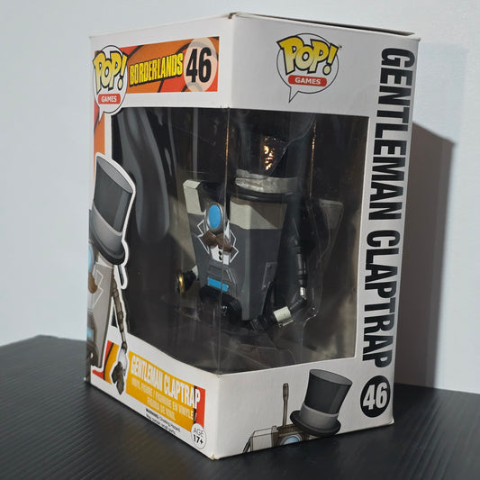 Funko Pop! Games: Borderlands - Gentleman Claptrap (GameStop Exclusive) #46 vinyl figure.