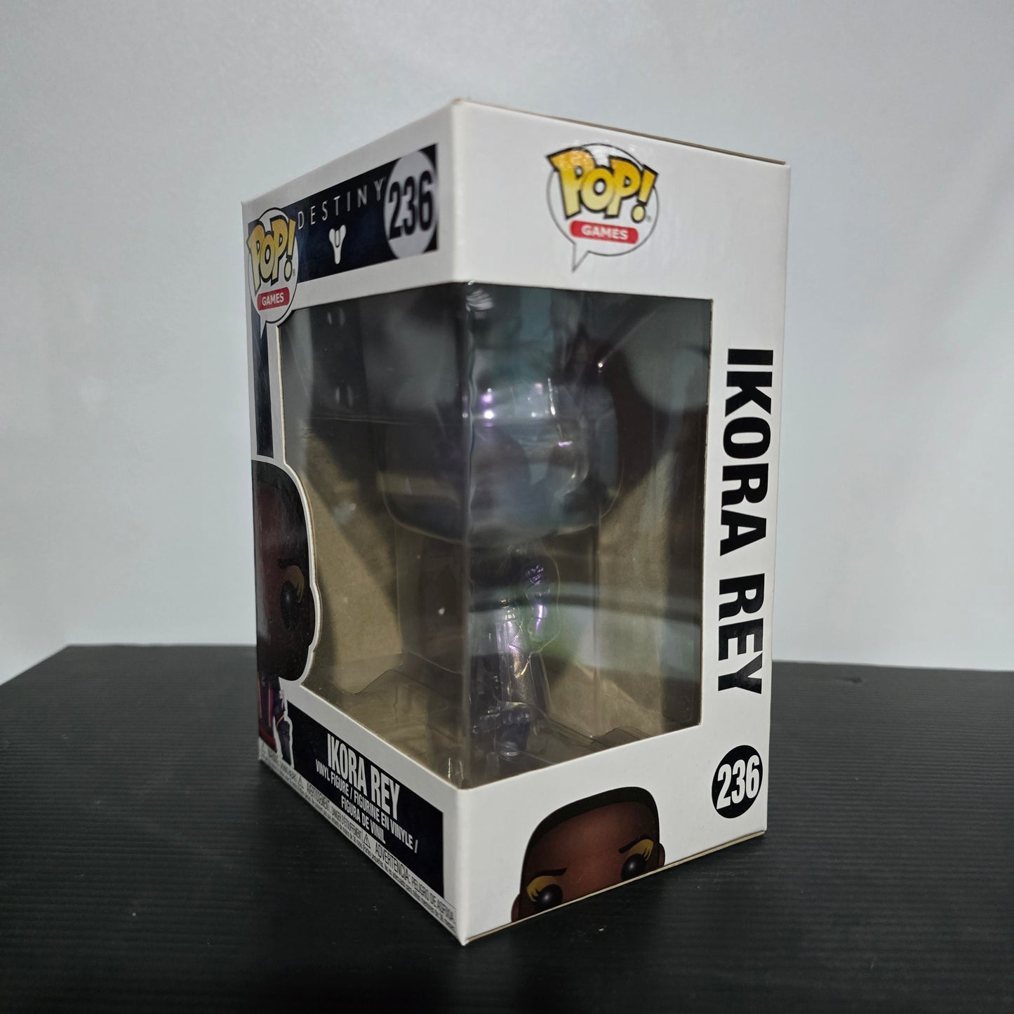 Funko Pop! Games Destiny Ikora Rey Vinyl Figure #236, specifically the translucent or repaint variant.