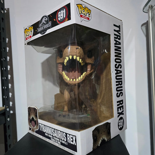 Funko Pop! Movies: Jurassic World Fallen Kingdom - Tyrannosaurus Rex #591 vinyl figure.