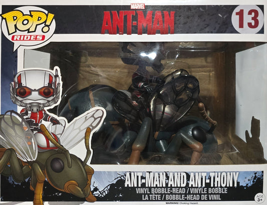 Funko Pop! Rides Marvel Ant-Man and Ant-Thony Bobble-Head Figure #13.