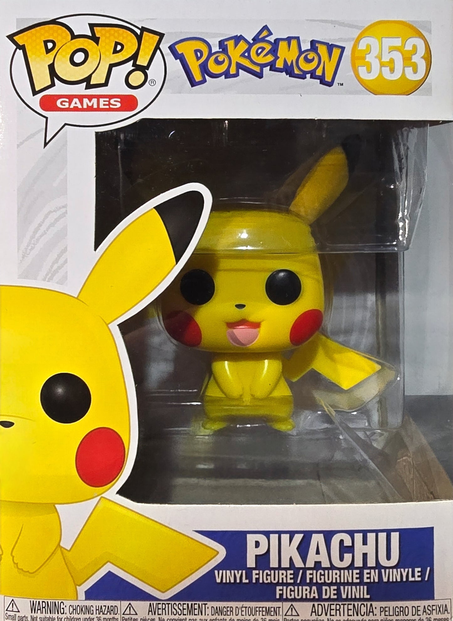 Funko Pop! Games: Pokémon - Pikachu #353 vinyl figure.