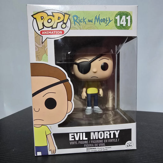 Funko Pop! Animation: Rick & Morty - Evil Morty vinyl figure, specifically number 141 in the series.