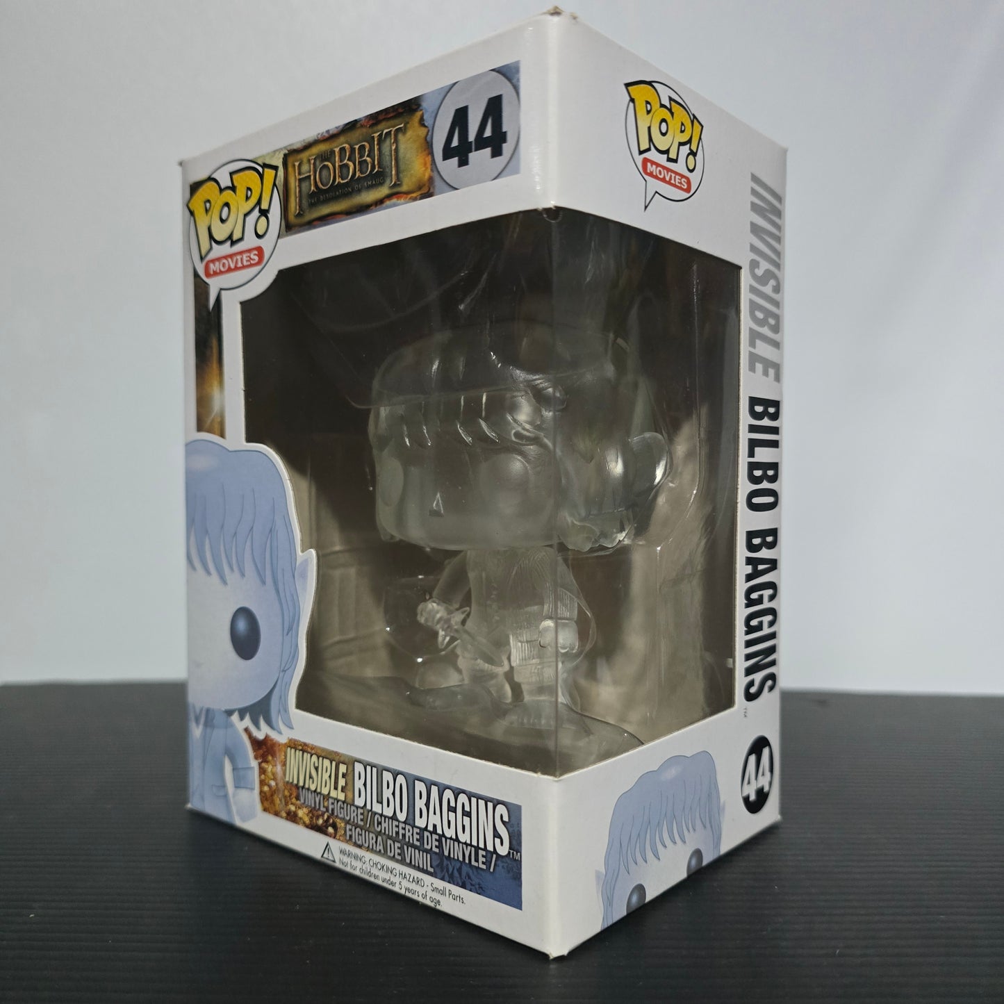 Funko Pop! Movies: The Hobbit - Invisible Bilbo Baggins #44 vinyl figure.