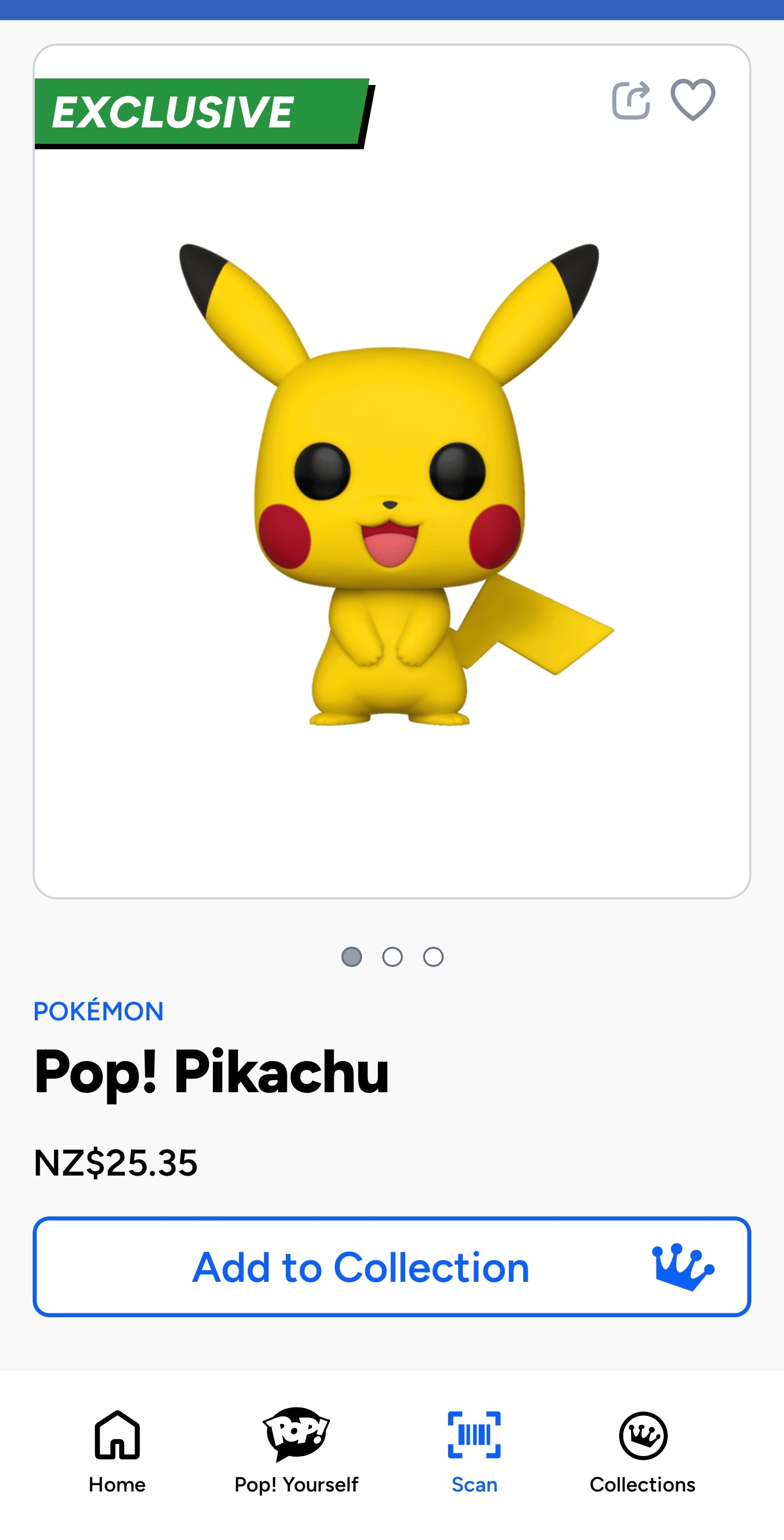 Funko Pop! Games: Pokémon - Pikachu #353 vinyl figure.