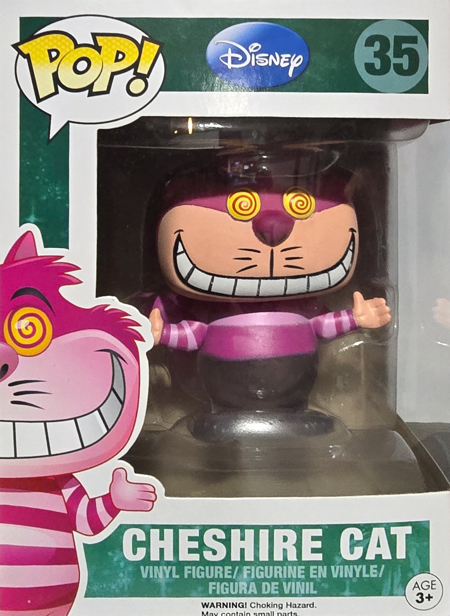 Funko Pop! Disney Cheshire Cat #35 vinyl figure from Alice in Wonderland.