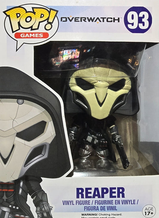 Funko Pop! Games: Overwatch Reaper #93 collectible vinyl figure.