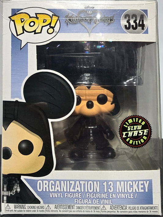 Funko Pop! vinyl figure of Organization 13 Mickey from the Kingdom Hearts video game series.