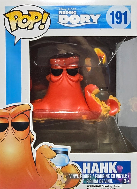 Funko Pop! Vinyl figure of Hank from Disney/Pixar's Finding Dory (Figure #191).