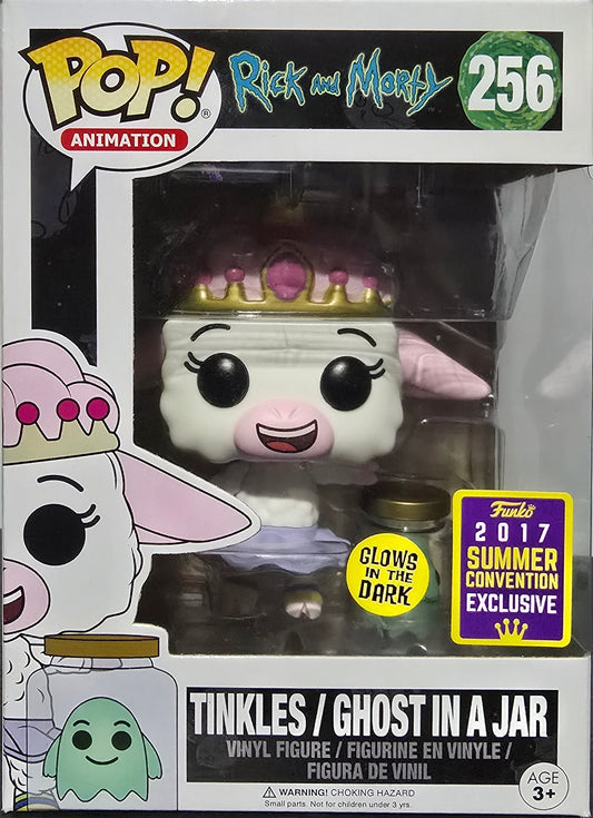 Funko Pop! vinyl figure featuring Tinkles / Ghost in a Jar from the animated series Rick and Morty.