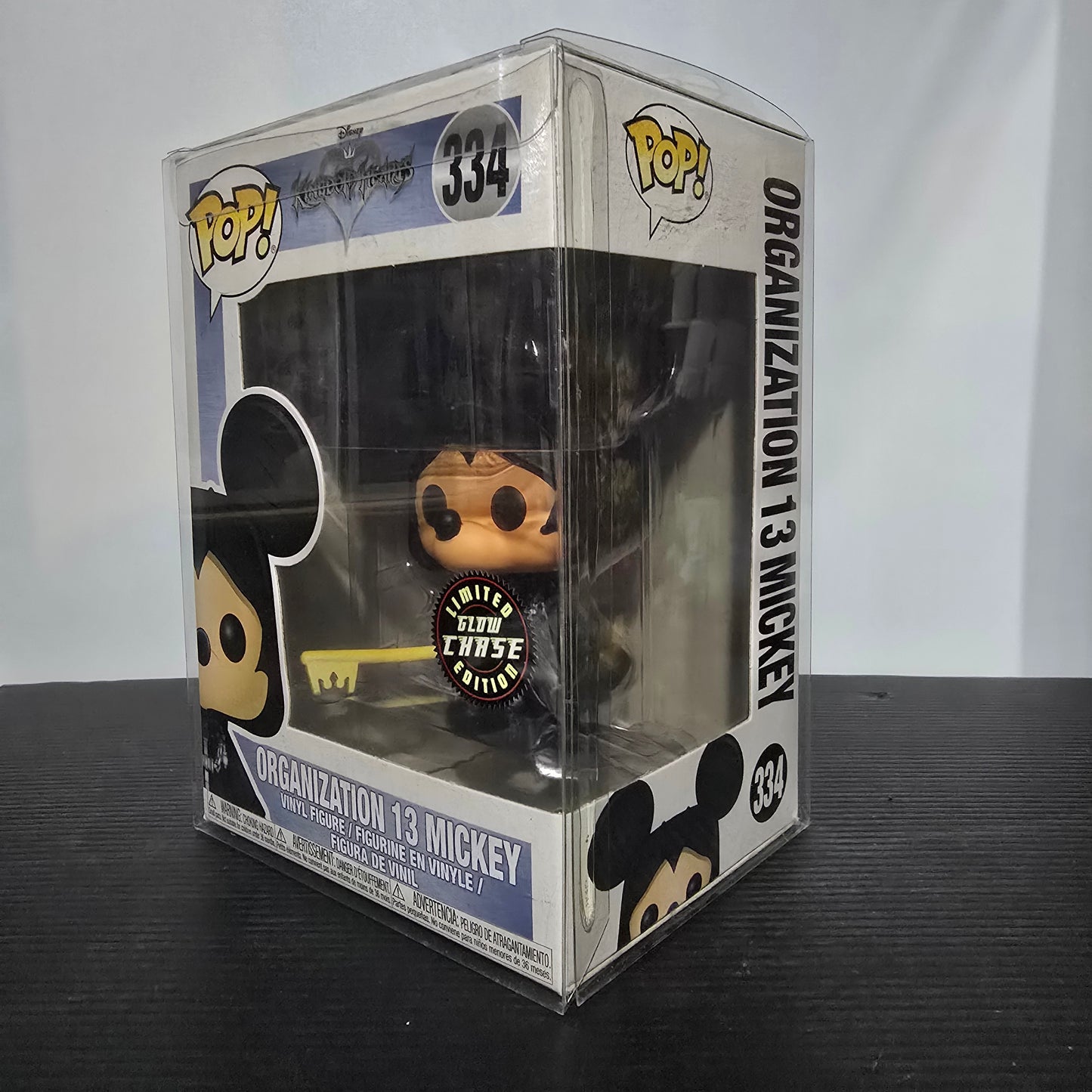 Funko Pop! vinyl figure of Organization 13 Mickey from the Kingdom Hearts video game series.