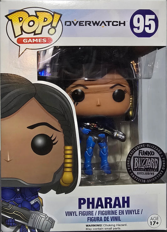 Funko Pop! Games Overwatch Pharah #95 Blizzard Exclusive vinyl figure.