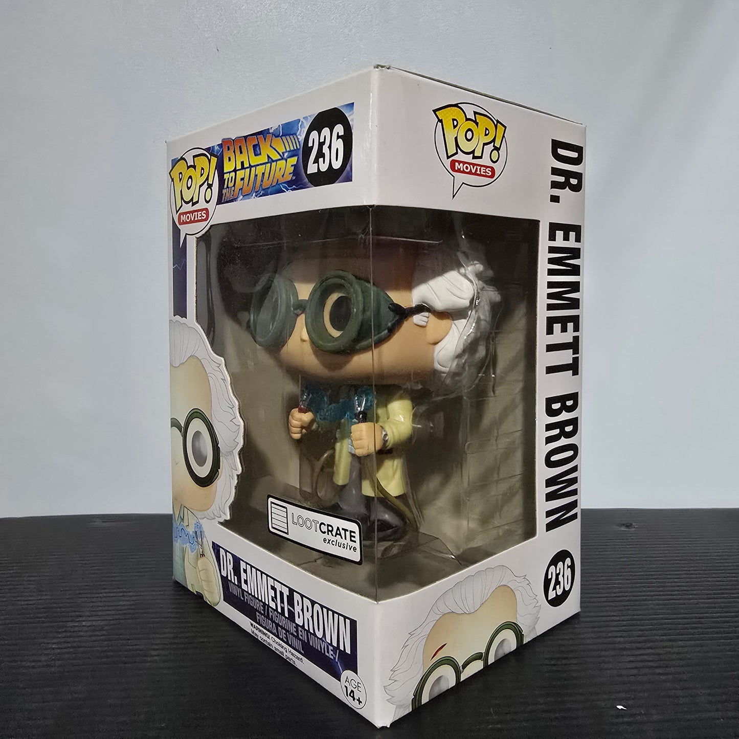 Funko POP! Movies - Back to the Future - Dr Emmett Brown - #236 - Loot Crate-NEW