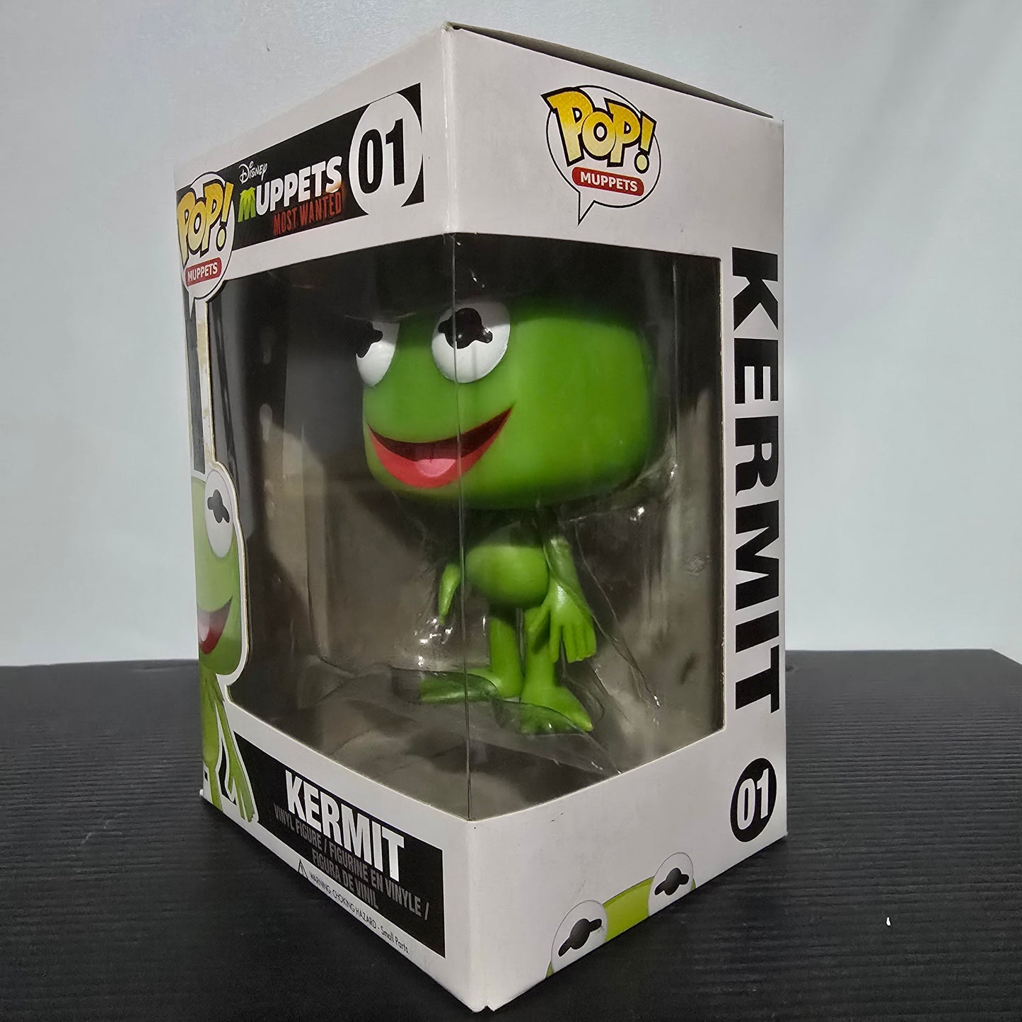 Funko Pop! vinyl figure of Kermit the Frog from Disney's "Muppets Most Wanted".