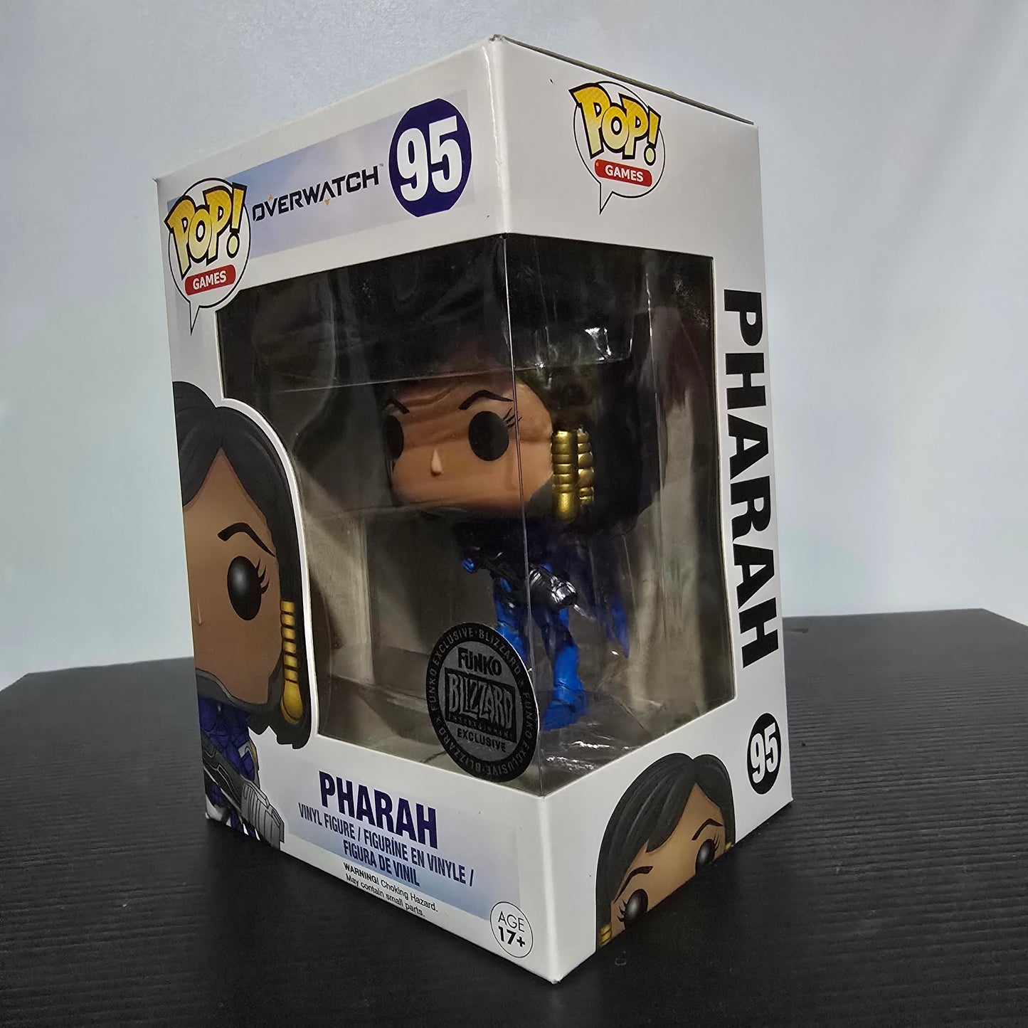 Funko Pop! Games Overwatch Pharah #95 Blizzard Exclusive vinyl figure.